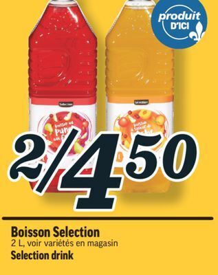 Marché Richelieu Boisson selection | selection drink offer