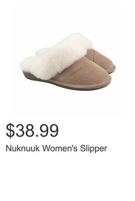 Costco Nuknuuk women's slipper offer