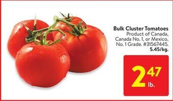 Walmart Bulk cluster tomatoes offer