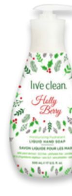Walmart Live clean holiday hand soap offer