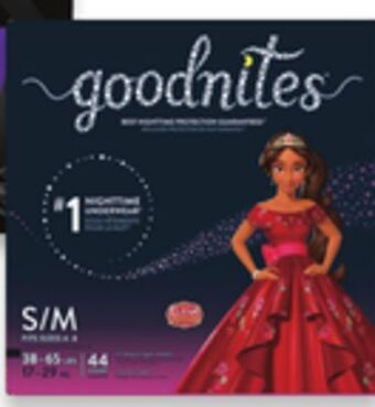 Walmart Goodnites superpack nighttime underwear offer