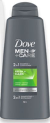 Walmart Dove men+care shampoo or conditioner offer