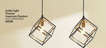 Walmart Artika light fixtures imperium pendant offer