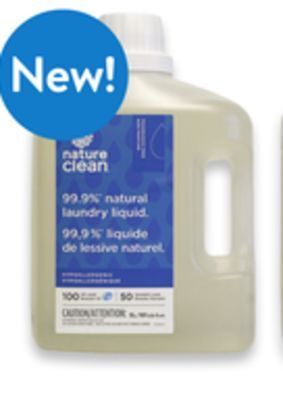 Walmart Nature clean liquid laundry detergent offer