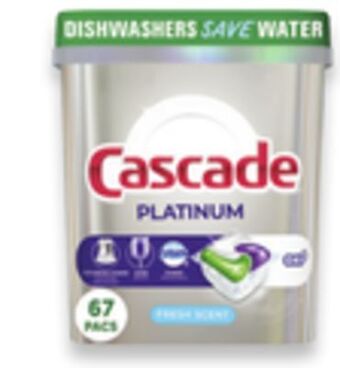 Walmart Cascade platinum 51s - 67s offer