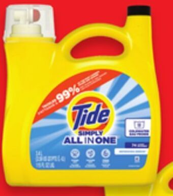 Walmart Tide simply laundry detergent offer
