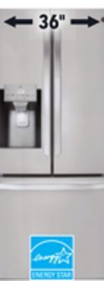 Lowe's Lg 28 cu. ft. refrigerator offer