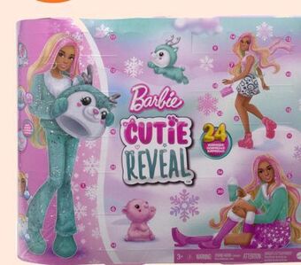 Toys R us Barbie cutie reveal advent calendar with doll and 24 surprises offer