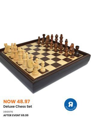 Toys R us Deluxe chess set offer