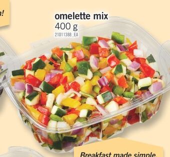 Fortinos Omelette mix, 400 g offer