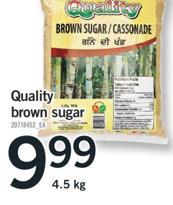 Fortinos Quality brown sugar, 4.5 kg offer