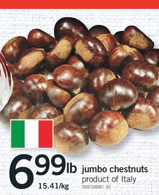 Fortinos Jumbo chestnuts offer