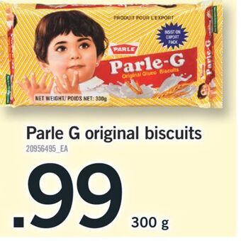 Fortinos Parle g original biscuits offer