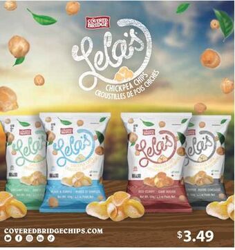 Fortinos Covered bridge chips offer