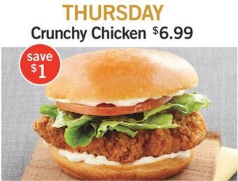 Fortinos Crunchy chicken offer