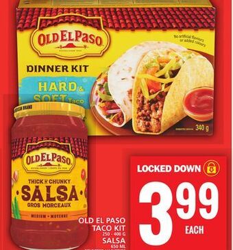 Food Basics Old el paso taco kit or salsa offer