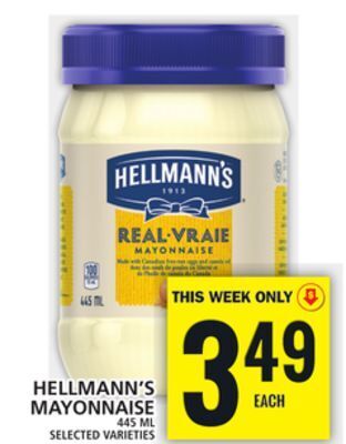 Food Basics Hellmann's mayonnaise offer