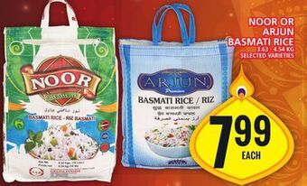 Food Basics Noor or arjun basmati rice offer