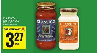 Food Basics Classico pasta sauce offer