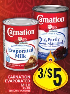Food Basics Carnation evaporated milk offer