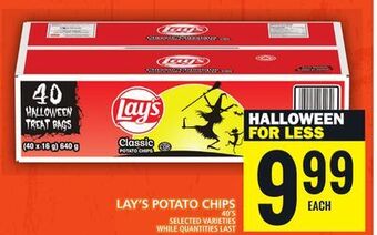 Food Basics Lay's potato chips offer