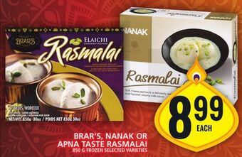 Food Basics Brar's, nanak or apna taste rasmalai offer