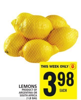Food Basics Lemons offer