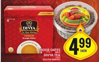 Food Basics Noor dates or divya tea offer