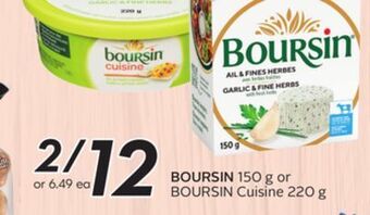 Sobeys Boursin offer