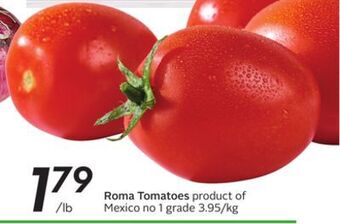 Sobeys Roma tomatoes offer