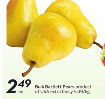 Sobeys Bulk bartlett pears offer