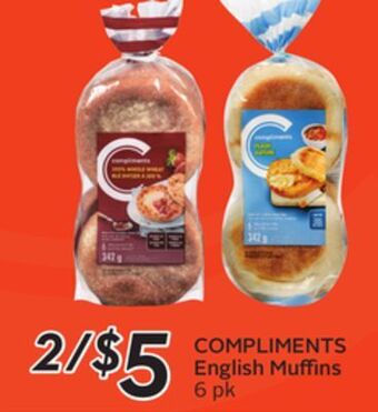 Sobeys English muffins offer