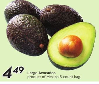 Sobeys Large avocados offer