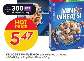 Sobeys Family size cereals offer