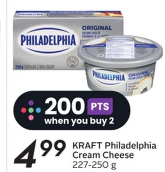Sobeys Philadelphia cream cheese offer