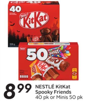 Sobeys Kitkat spooky friends offer