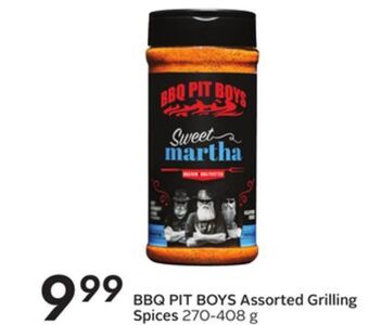 Sobeys Assorted grilling spices offer