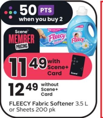 Sobeys Fabric softener offer