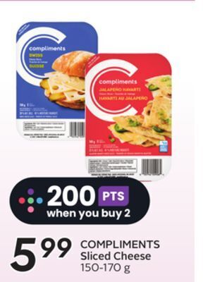 Sobeys Sliced cheese offer
