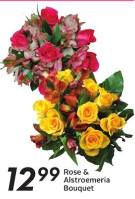 Sobeys Rose & alstroemeria bouquet offer