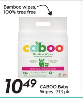 Sobeys Baby wipes offer