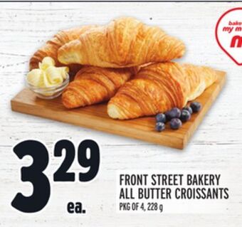 Metro Front street bakery all butter croissants offer