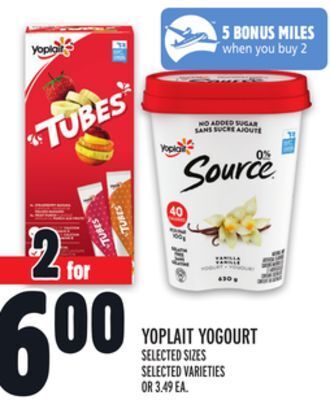 Metro Yoplait yogourt offer