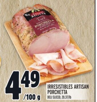 Metro Irresistibles artisan porchetta offer