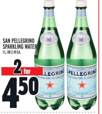 Metro San pellegrino sparkling water offer