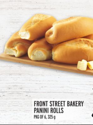 Metro Front street bakery panini rolls offer