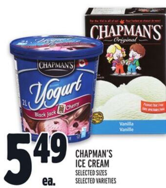 Metro Chapman's ice cream offer