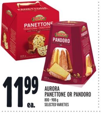 Metro Aurora panettone or pandoro offer