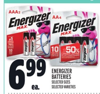 Metro Energizer batteries offer