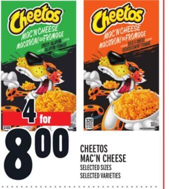 Metro Cheetos mac'n cheese offer